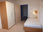 Schlafzimmer mit 2 Einzelbetten, 2,10 m